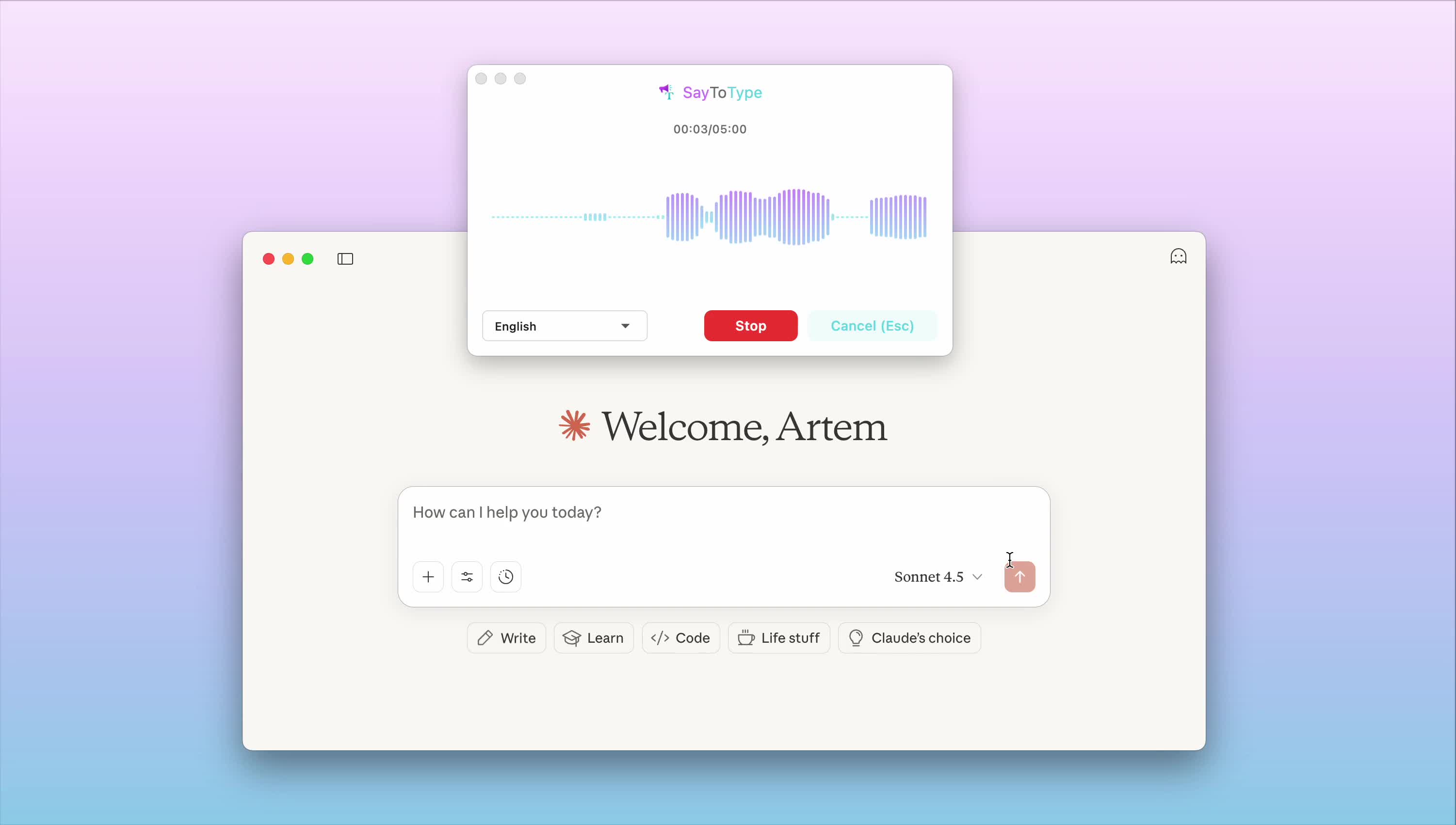 Claude Voice Mode: How SayToType Brings Voice Input to Claude AI